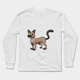 Burmese Cat Long Sleeve T-Shirt